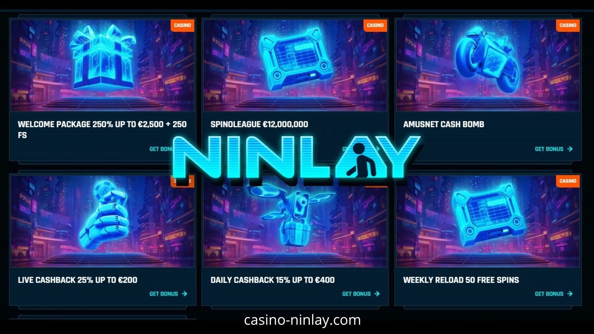 Boni und Werbeaktionen im Ninlay Casino